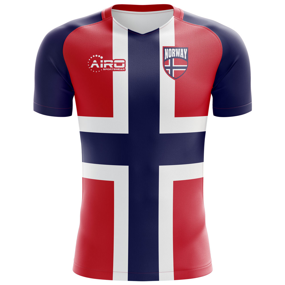 Norway 2018-2019 Flag Concept Shirt - Kids (Long Sleeve)