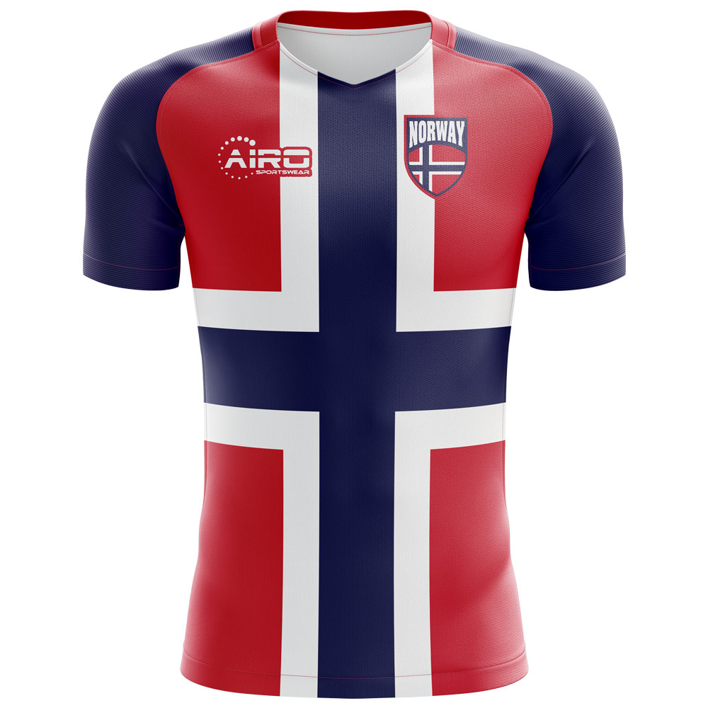 Norway 2018-2019 Flag Concept Shirt - Little Boys