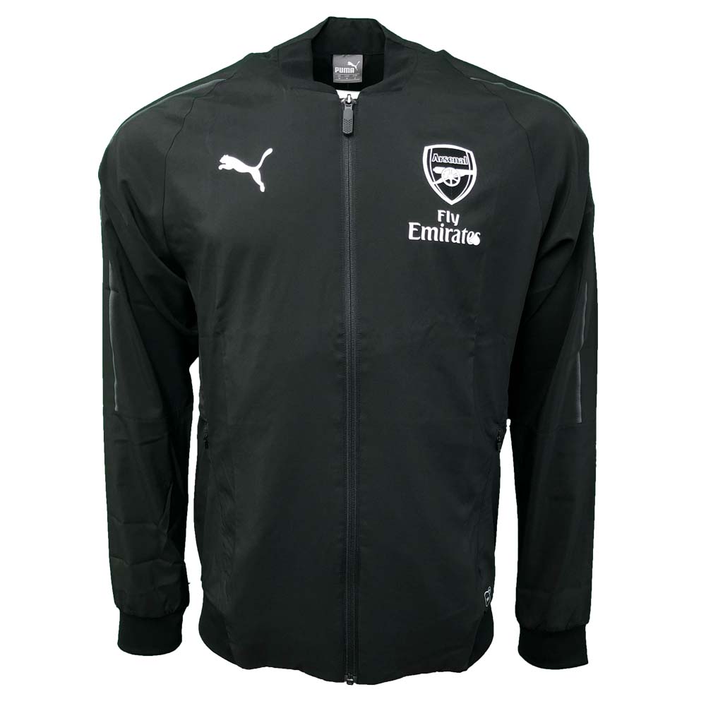 adidas arsenal black jacket