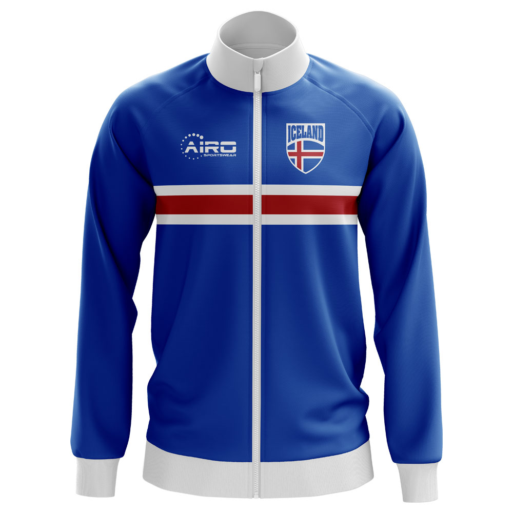 Iceland Concept Football Track Jacket (Blue)