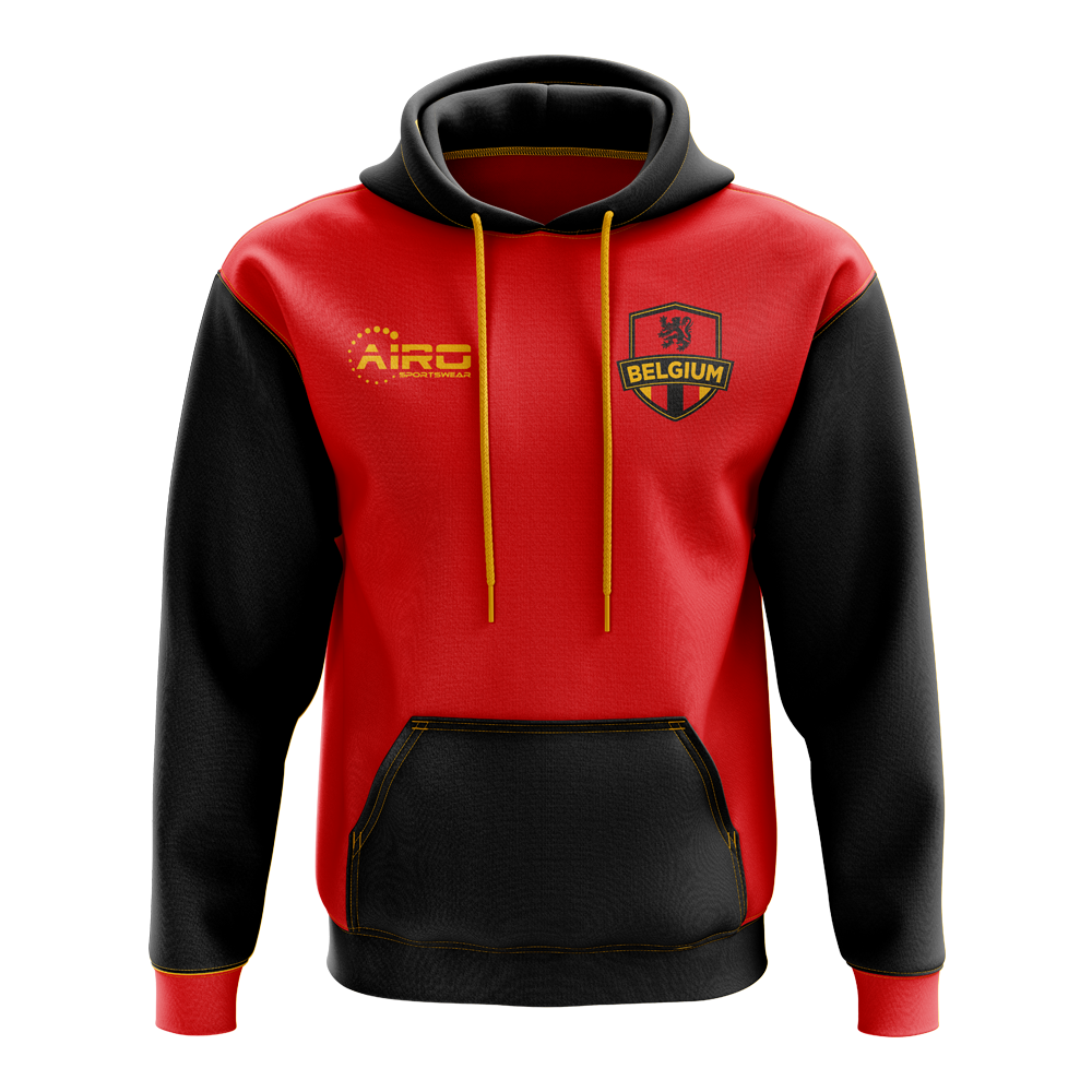 Belgium Concept Country Football Hoody (Red)