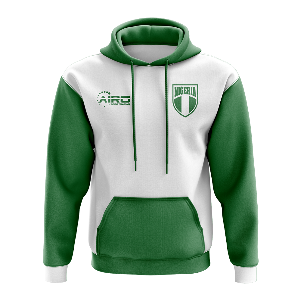 Nigeria Concept Country Football Hoody (White)