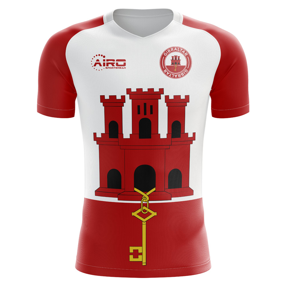 2025-2026 Gibraltar Home Concept Football Shirt - Kids (Long Sleeve)