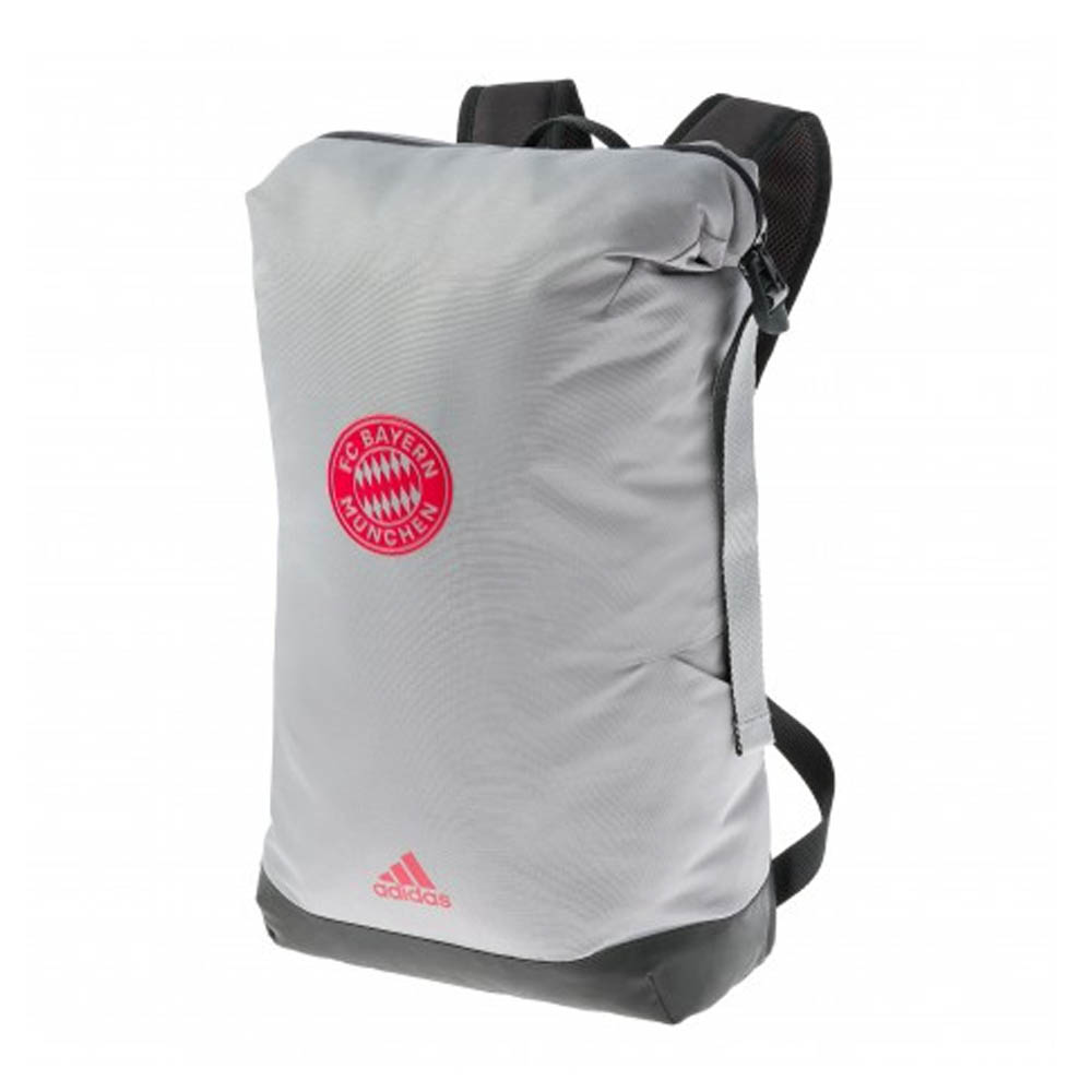 solid grey backpack