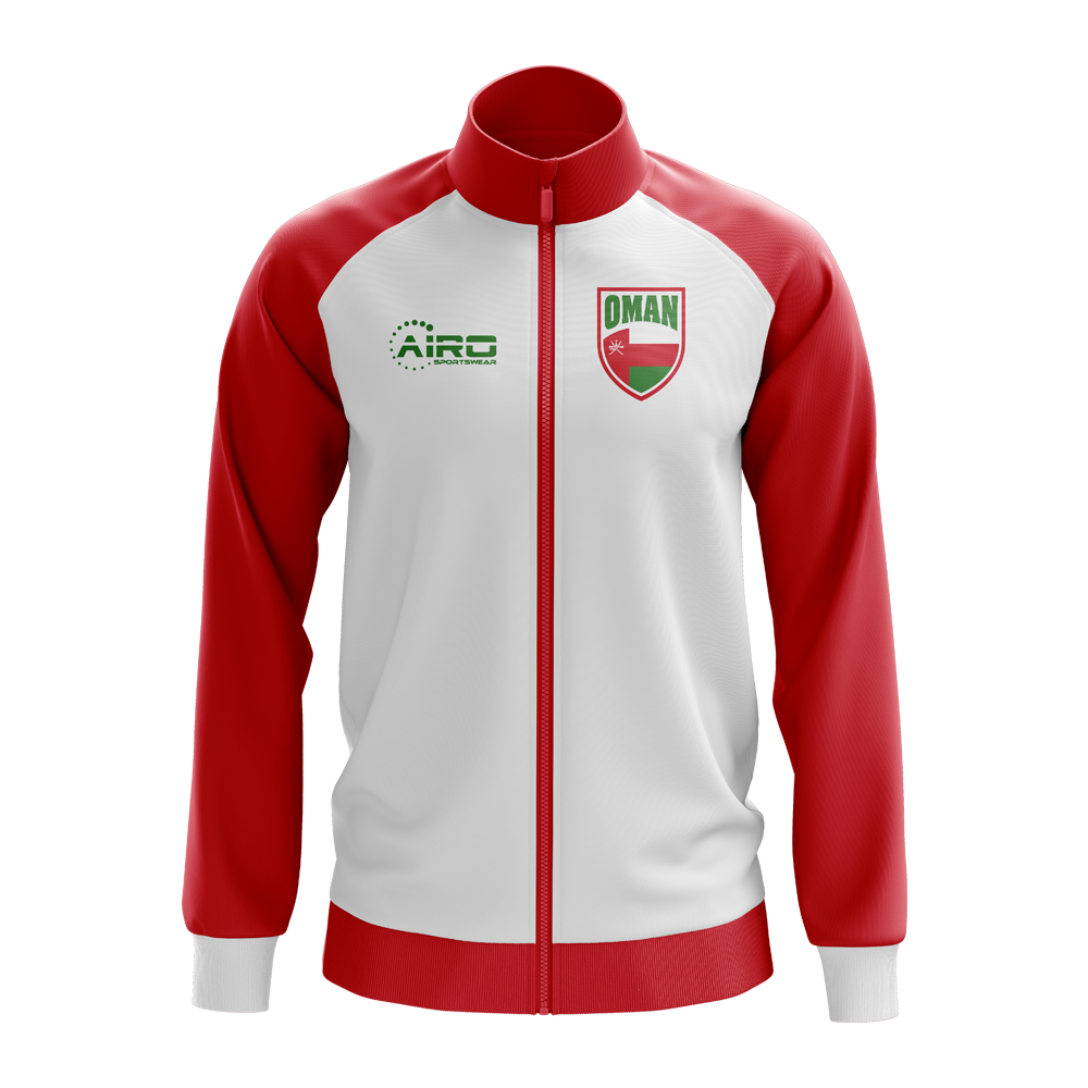 Oman Concept Football Track Jacket (White) - Kids