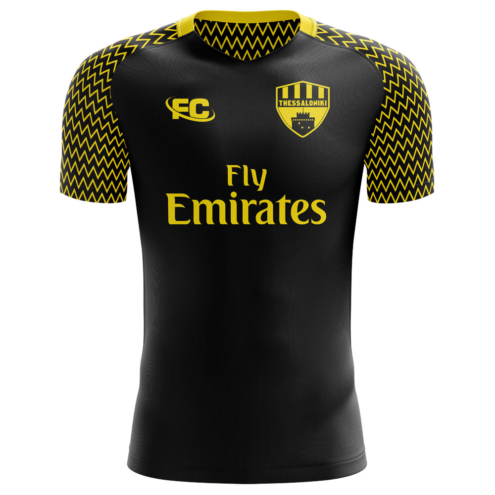 Aris Thessaloniki 2018-2019 Home Concept Shirt - Adult Long Sleeve