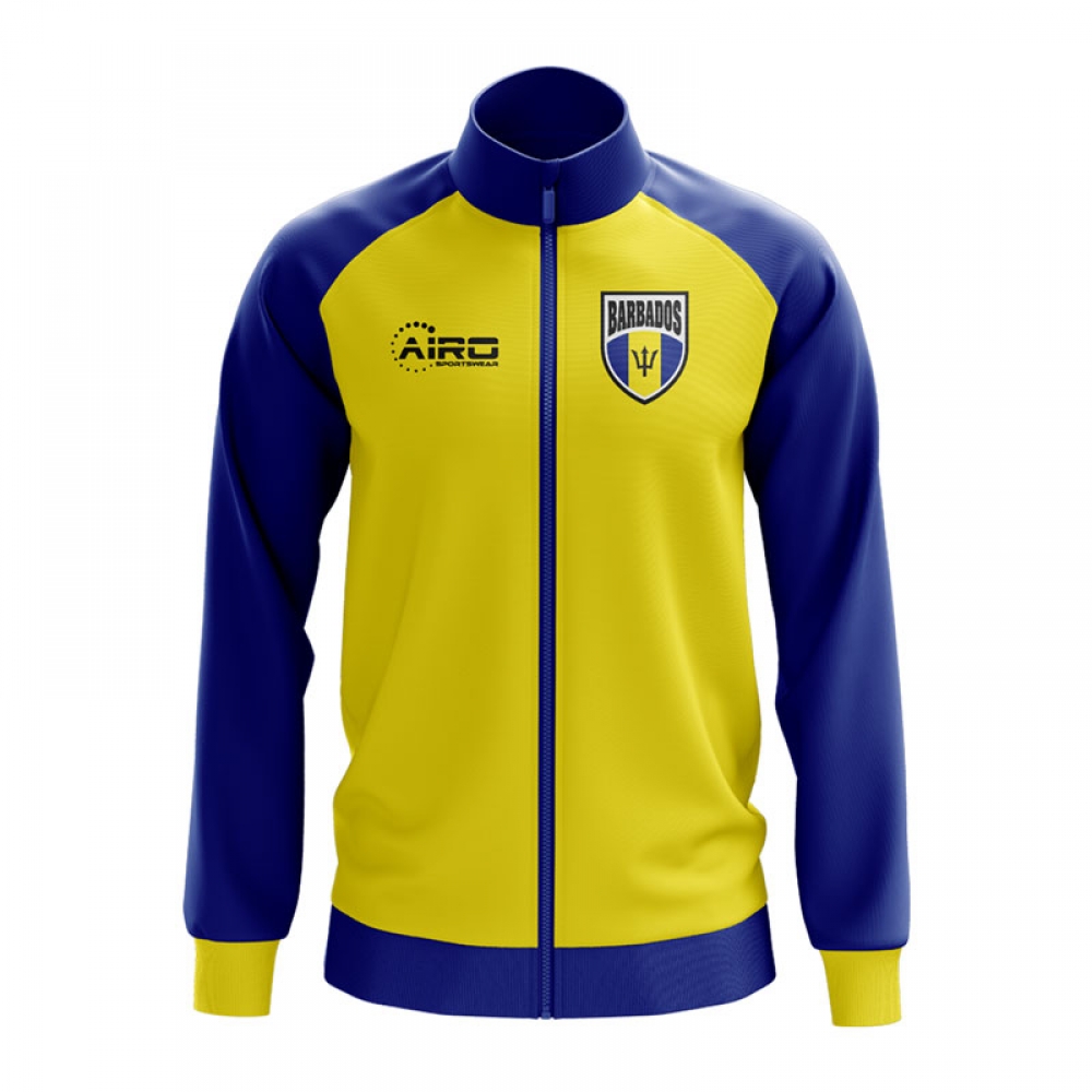 Barbados Concept Football Track Jacket (White) - Kids