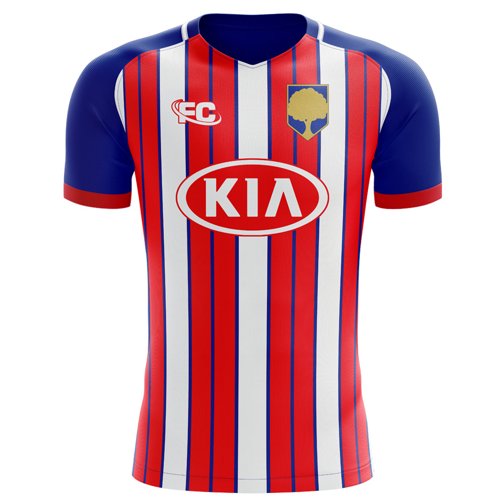 Atletico Madrid 2018-2019 Home Concept Shirt - Adult Long Sleeve