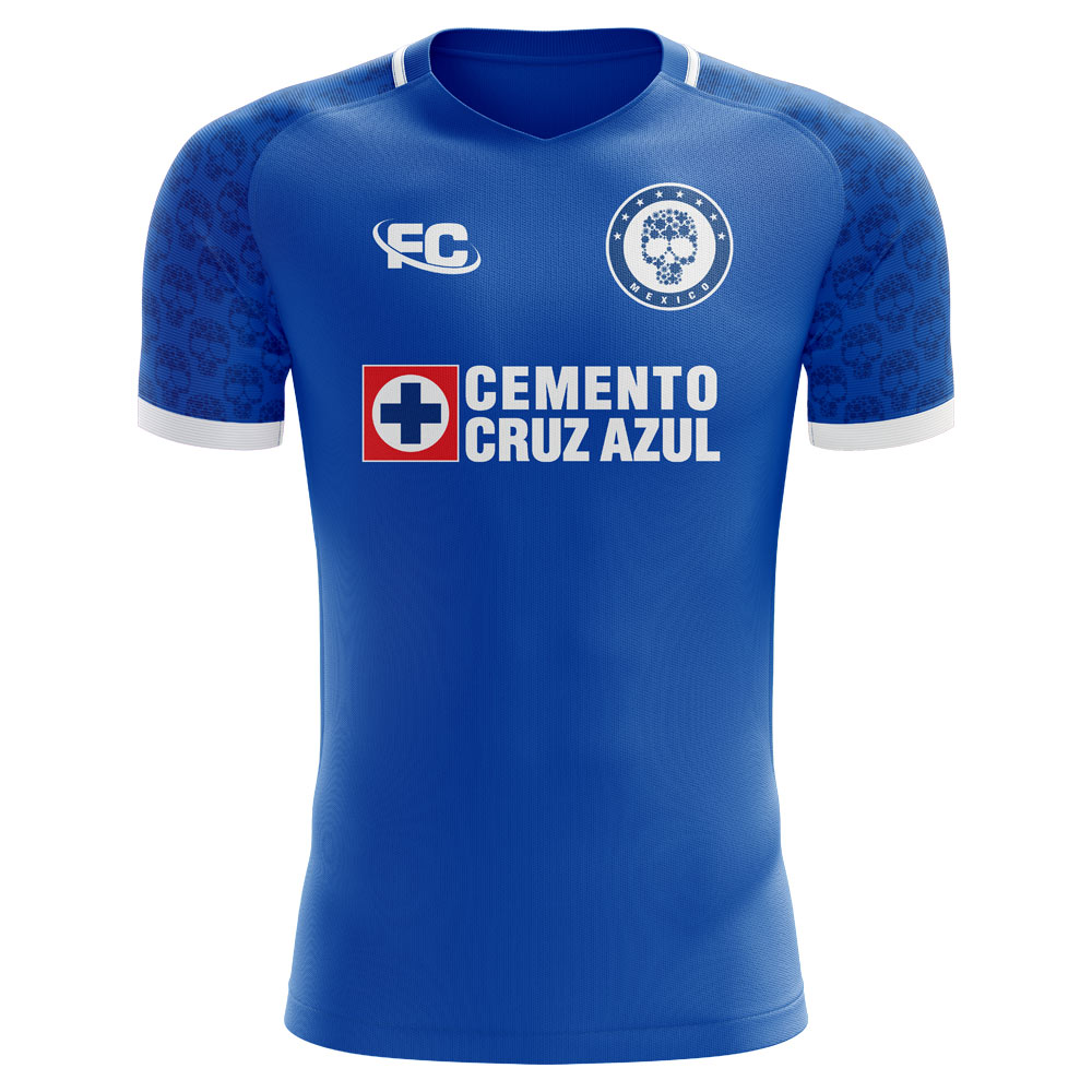 Cruz Azul 2018-2019 Home Concept Shirt - Little Boys