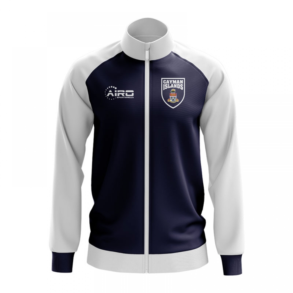 Cayman Islands Concept Football Track Jacket (Navy)