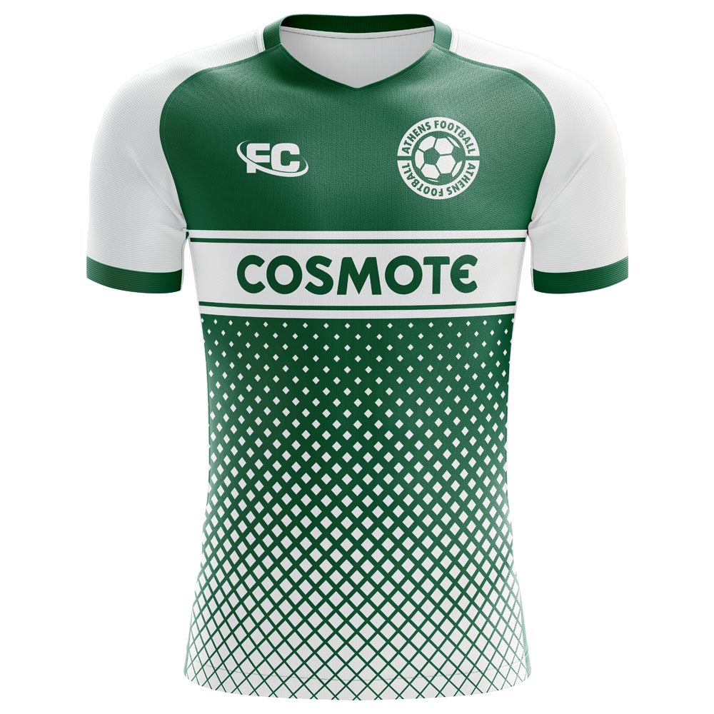 Panathinaikos 2018-2019 Home Concept Shirt - Kids (Long Sleeve)