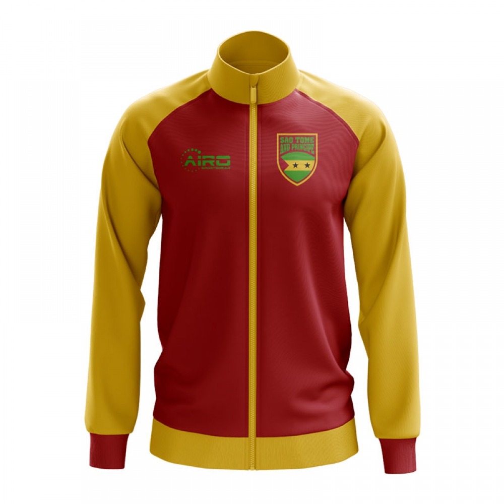 Sao Tome and Principe Concept Football Track Jacket (Red)