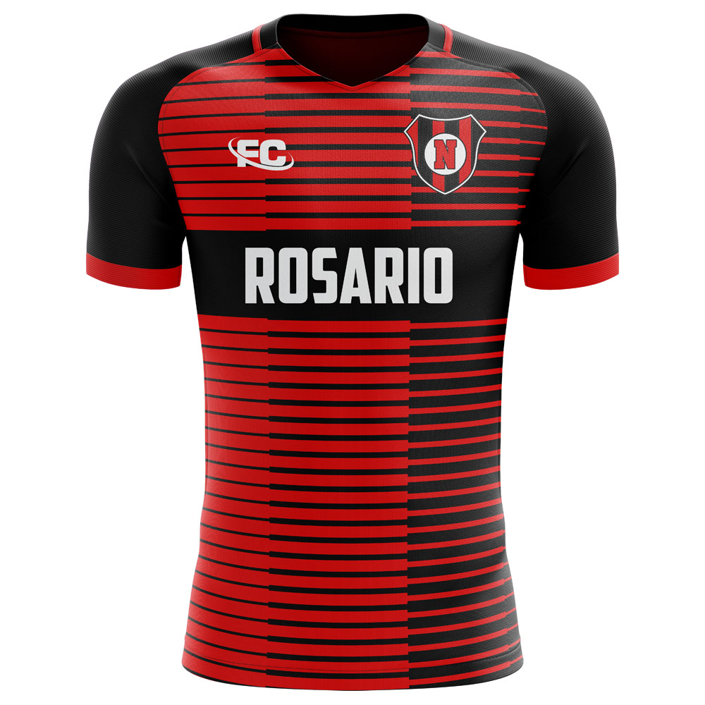 Newells Old Boys 2018-2019 Home Concept Shirt - Adult Long Sleeve