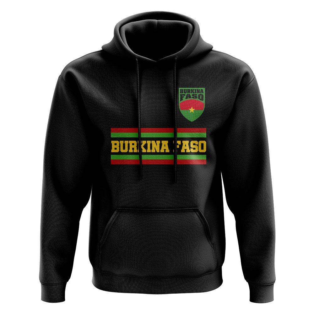 Burkina Faso Core Football Country Hoody (Black)