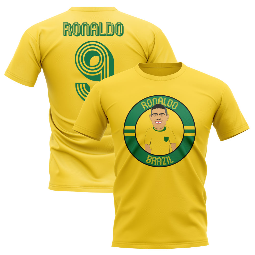 ronaldo brazil t shirt