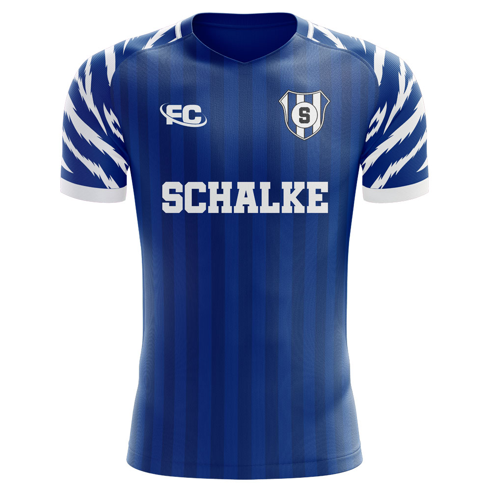 Schalke 2019-2020 Home Concept Shirt - Kids (Long Sleeve)