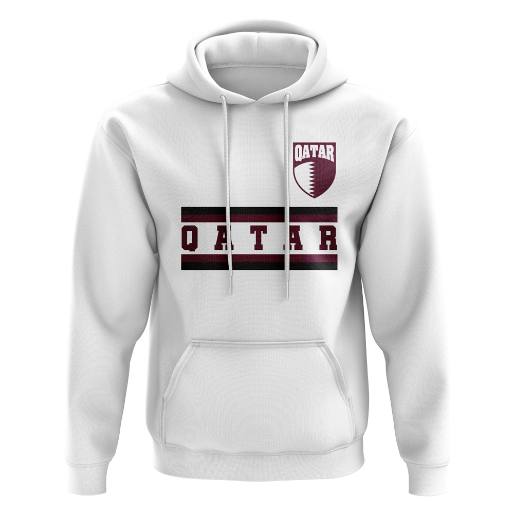 Qatar Core Football Country Hoody (White)