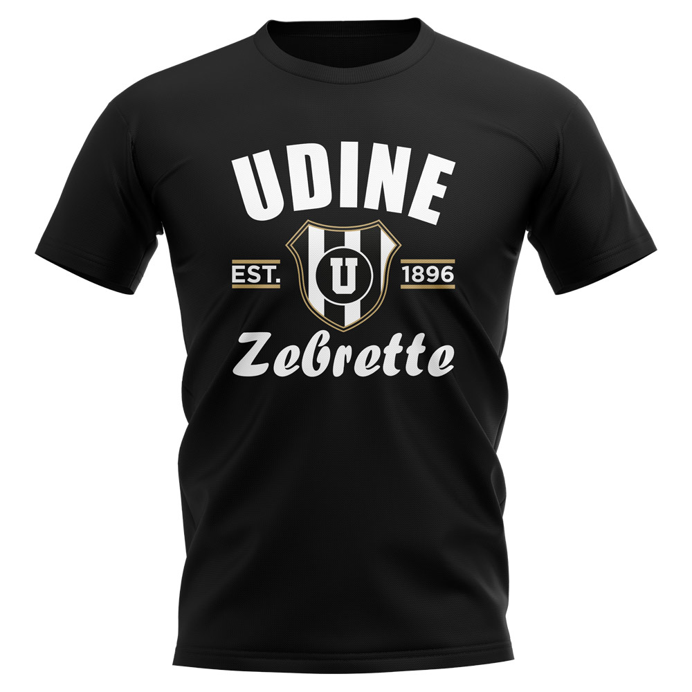 Udinese Established Football T-Shirt (Black)