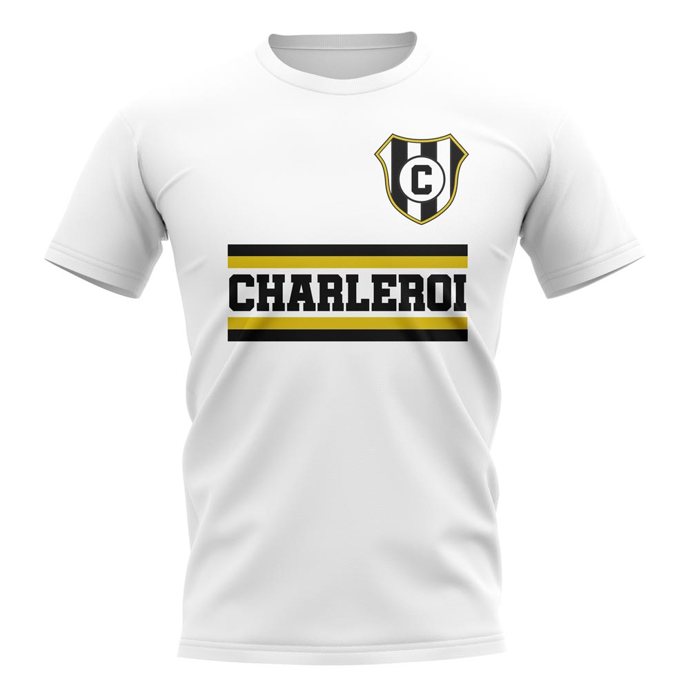 Royal Charleroi Sporting Club Core Football Club T-Shirt (White ...