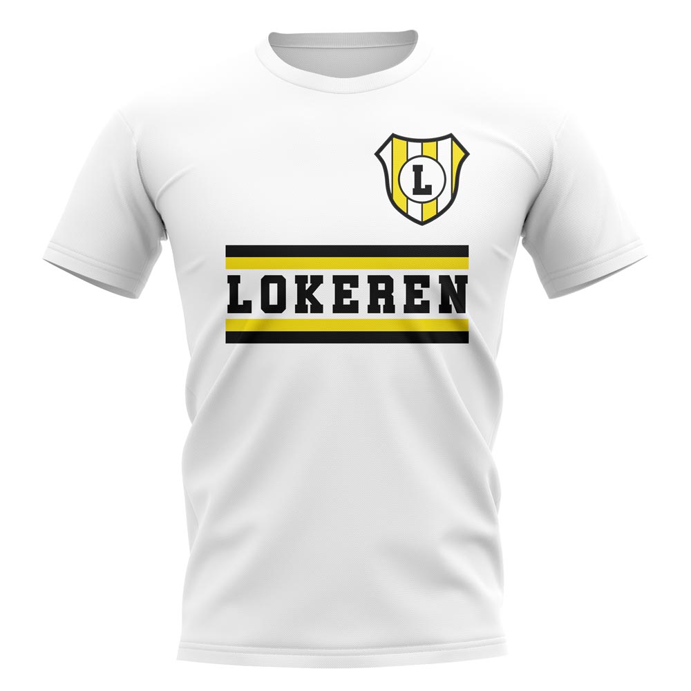 Lokeren Oost-Vlaanderen Core Football Club T-Shirt (White)