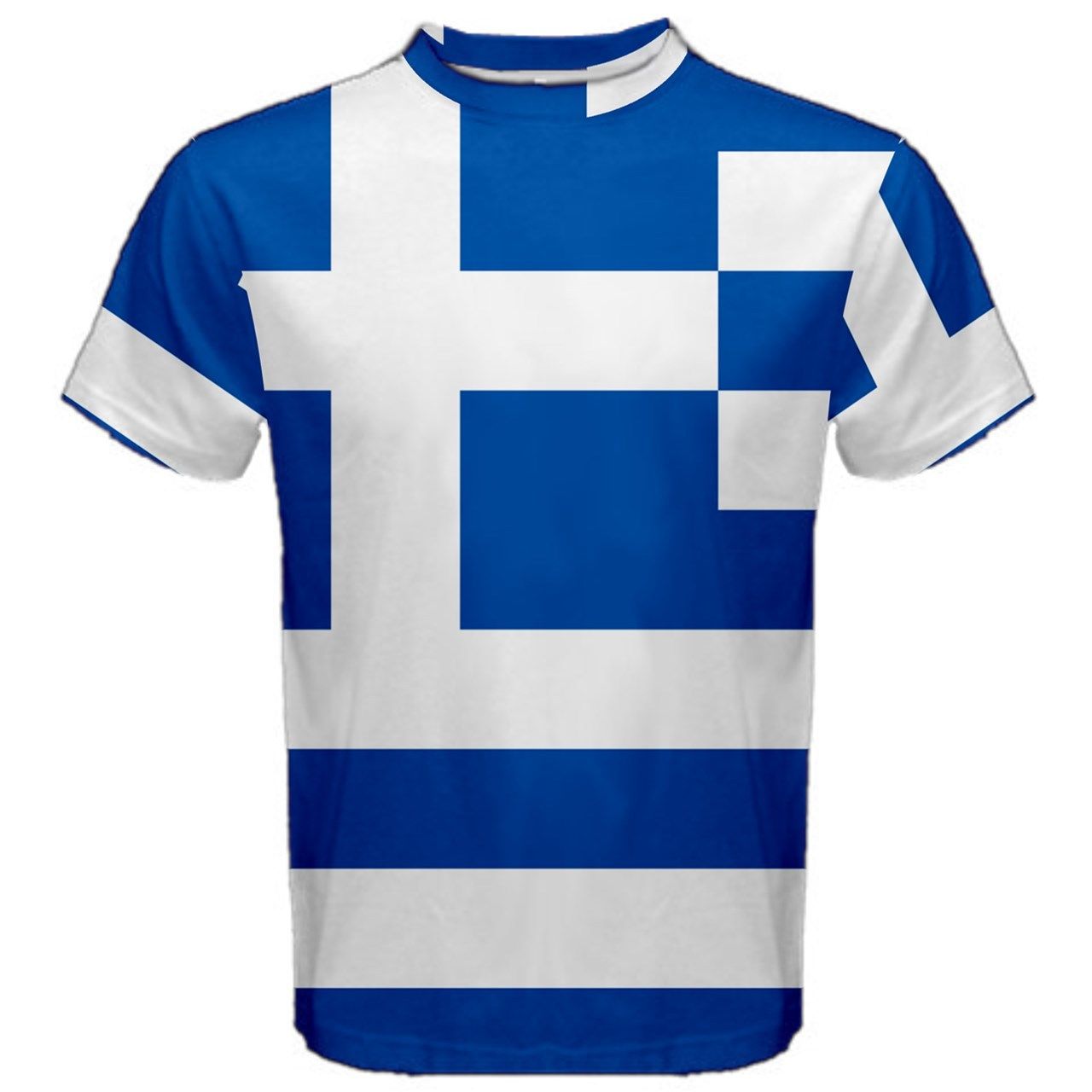 Greece Greek Flag Sublimated Sports Jersey (Kids)