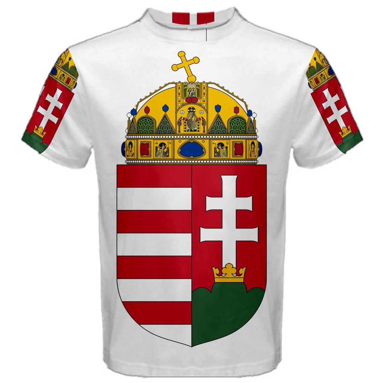 Hungary Coat of Arms Sublimated Sports Jersey (Kids)