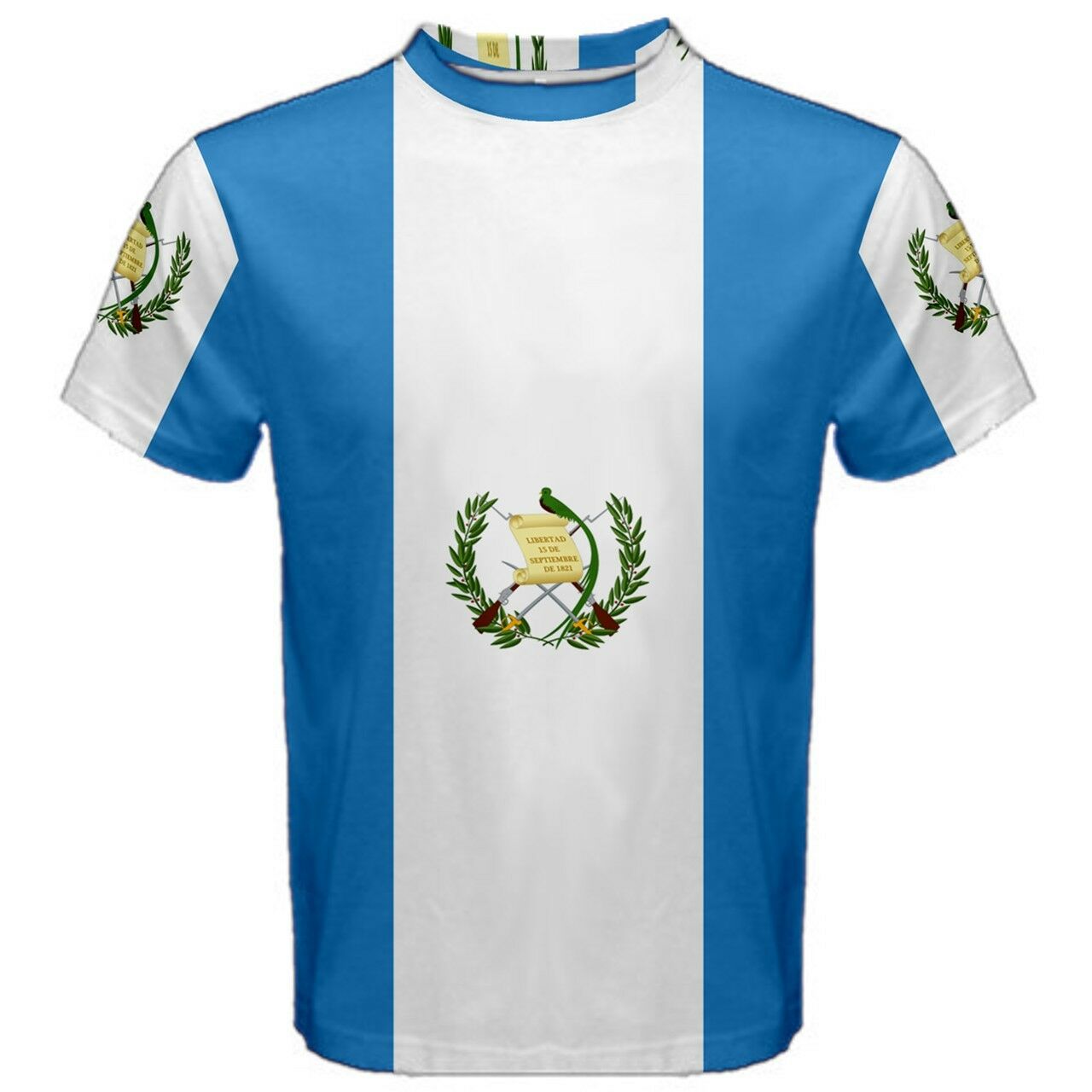 Guatemala Flag Sublimated Sports Jersey (Kids)