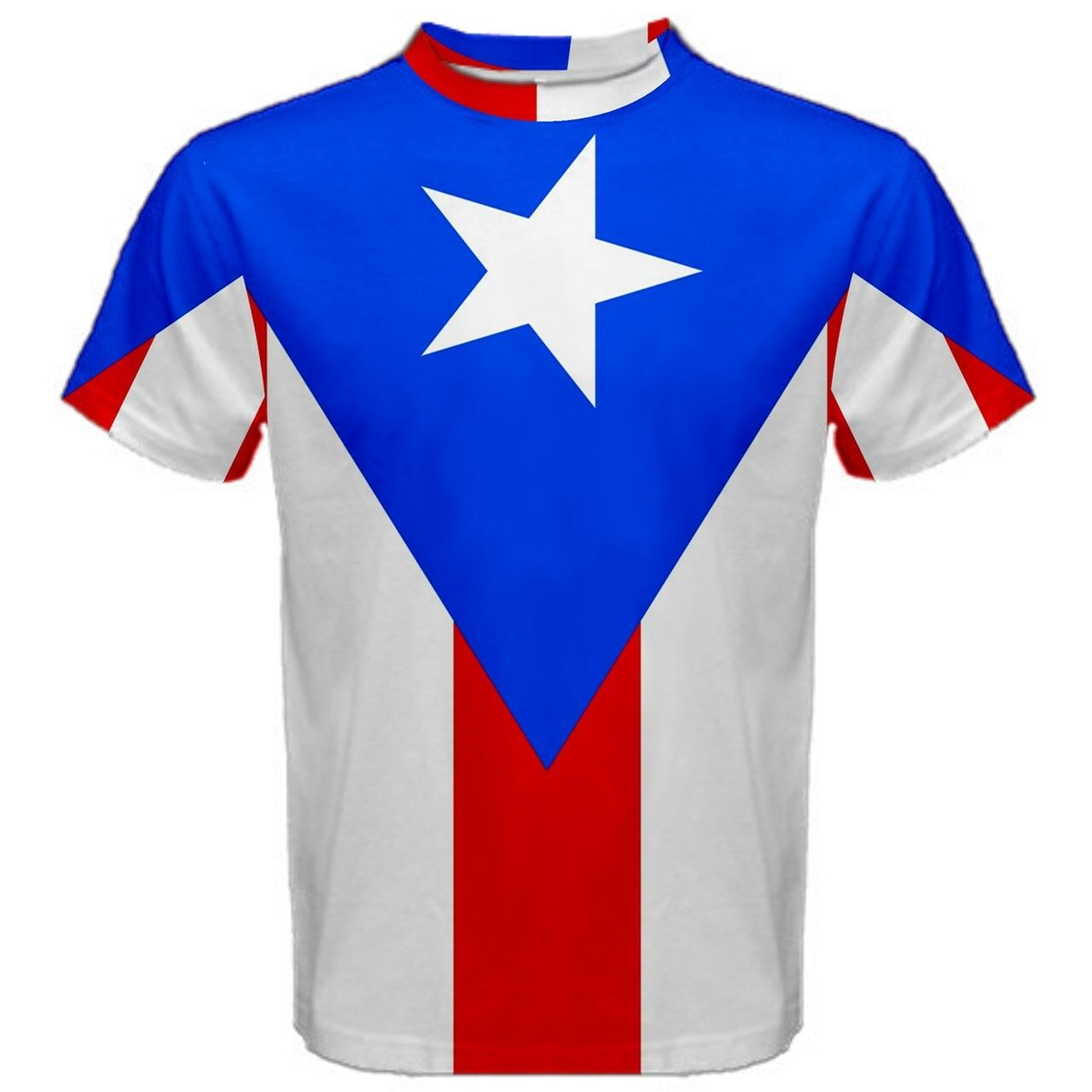 Puerto Rico Flag Sublimated Sports Jersey (Kids)
