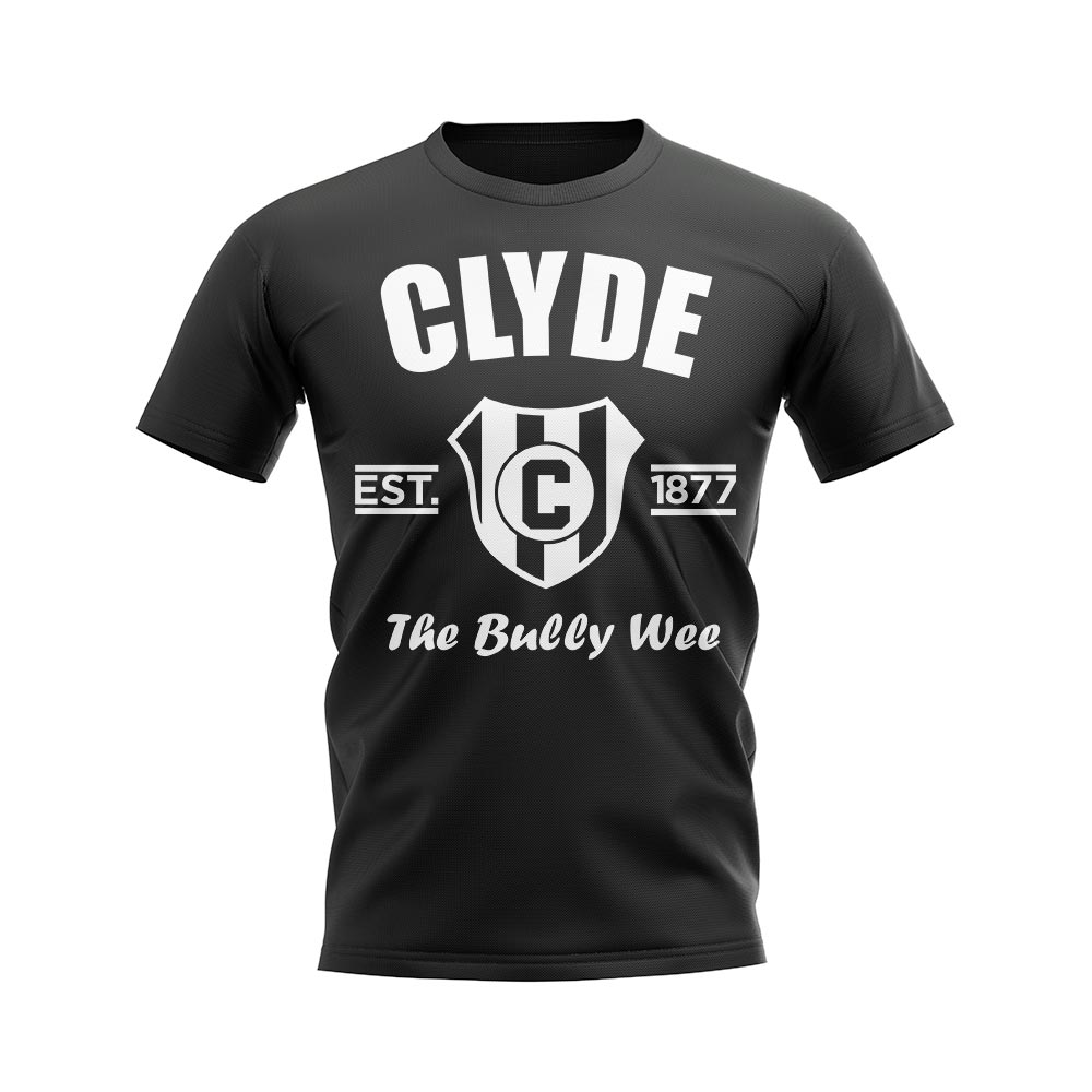 Clyde Established Football T-Shirt (Black)