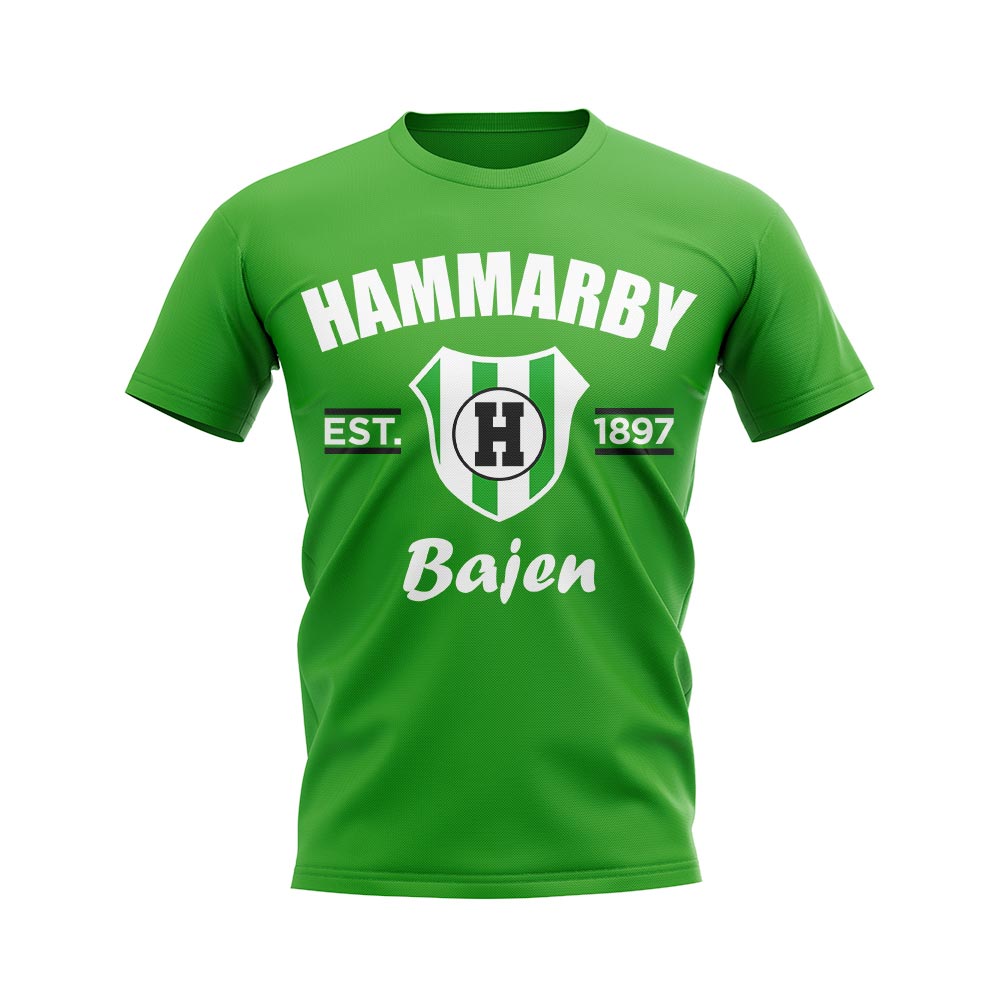Hammarby Established Football T Shirt Green Tshirtgreen 23 58 Teamzo Com