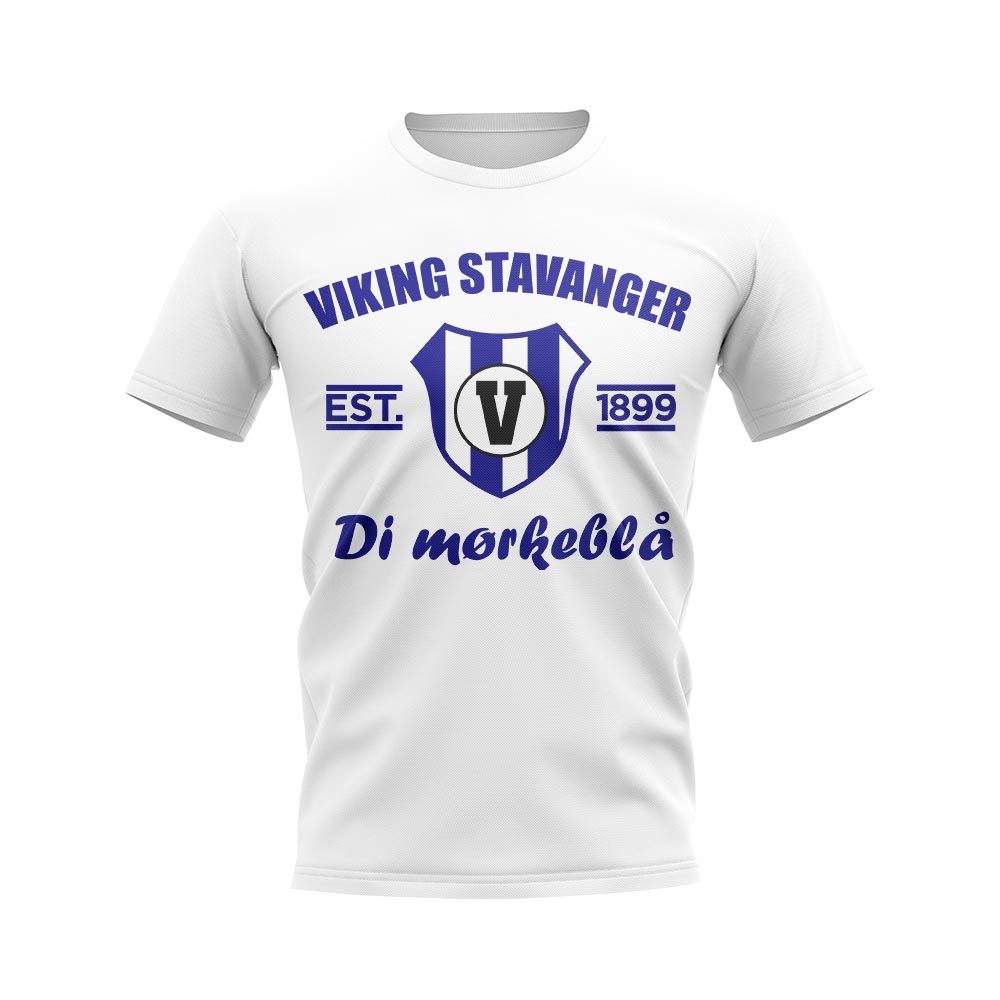 Viking Stavanger Established Football T-Shirt (White)