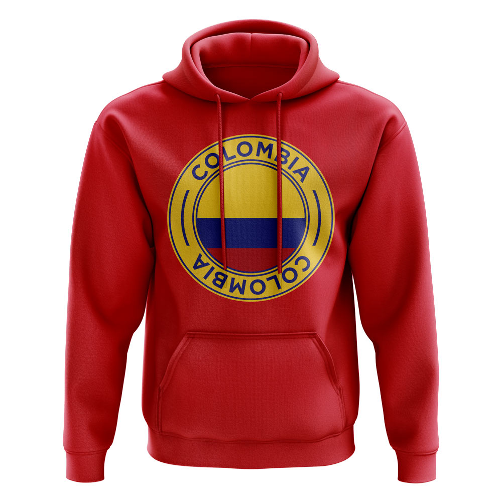 Colombia Football Badge Hoodie (Red)