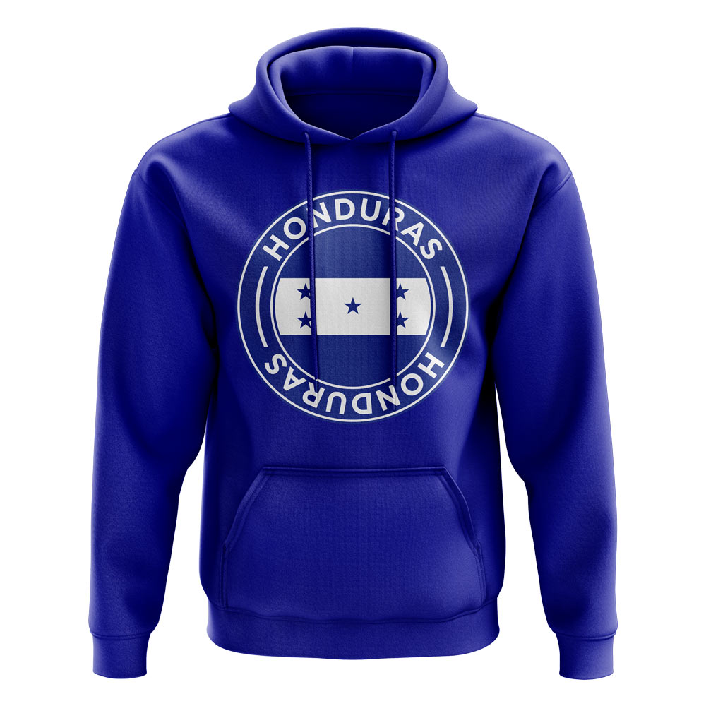 Honduras Football Badge Hoodie (Royal)