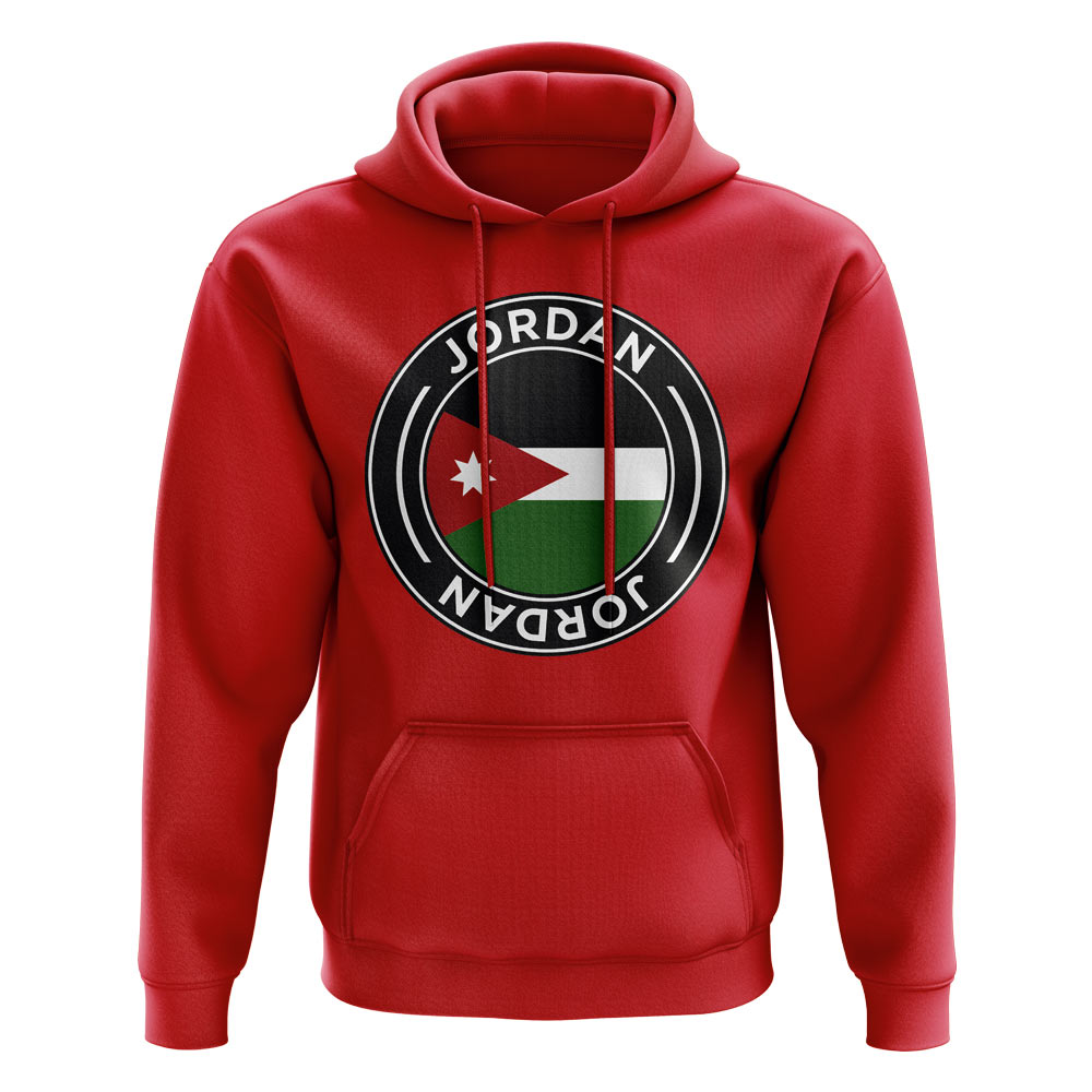 Jordan Football Badge Hoodie (Red)