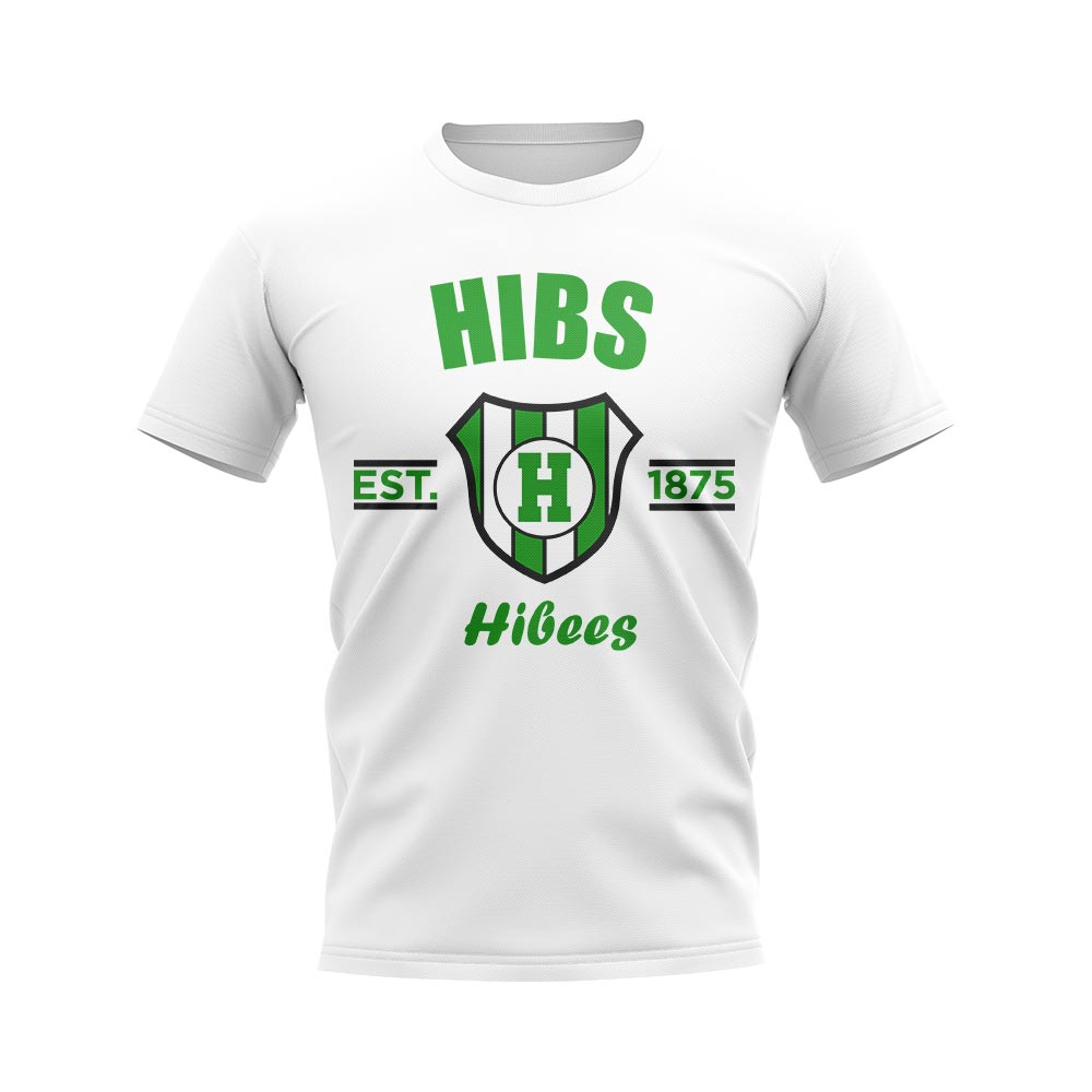 Hibs Established Football T-Shirt (White)