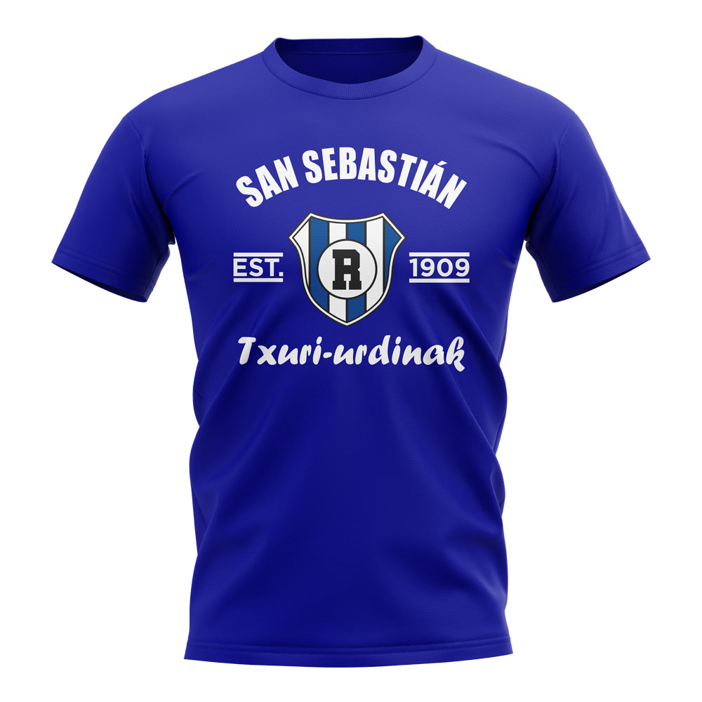 Real Sociedad Established Football T-Shirt (Royal)