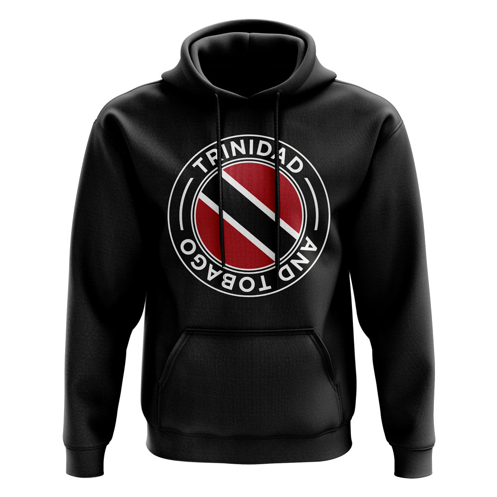 Trinidad and Tobago Football Badge Hoodie (Black)