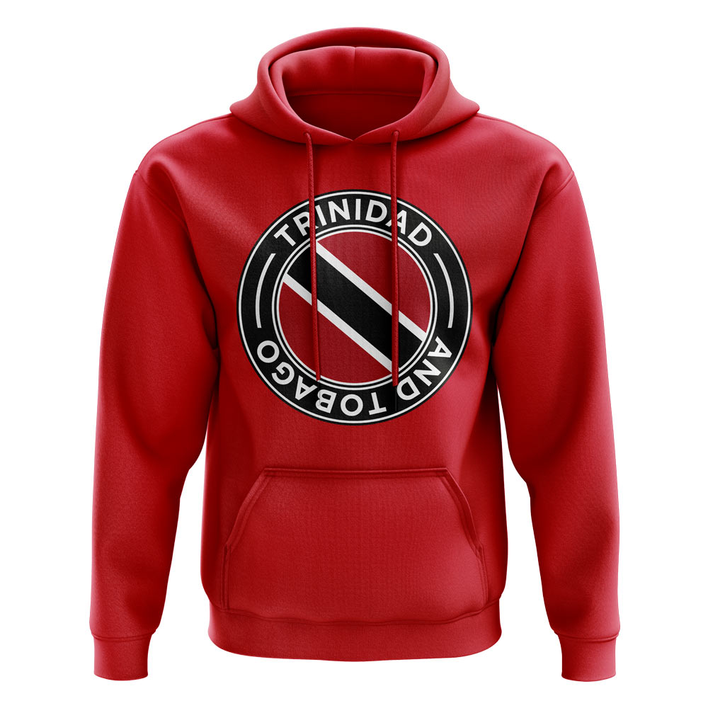 Trinidad and Tobago Football Badge Hoodie (Red)