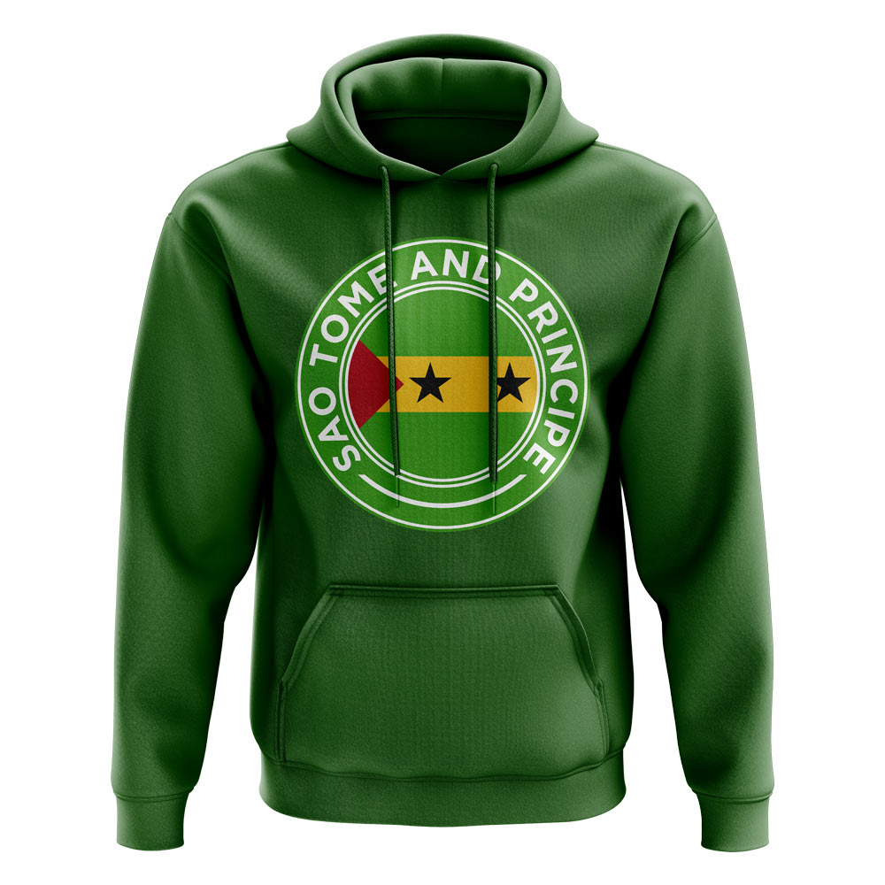 Sao Tome and Principe Football Badge Hoodie (Green) [HOODYGREEN] - $34.