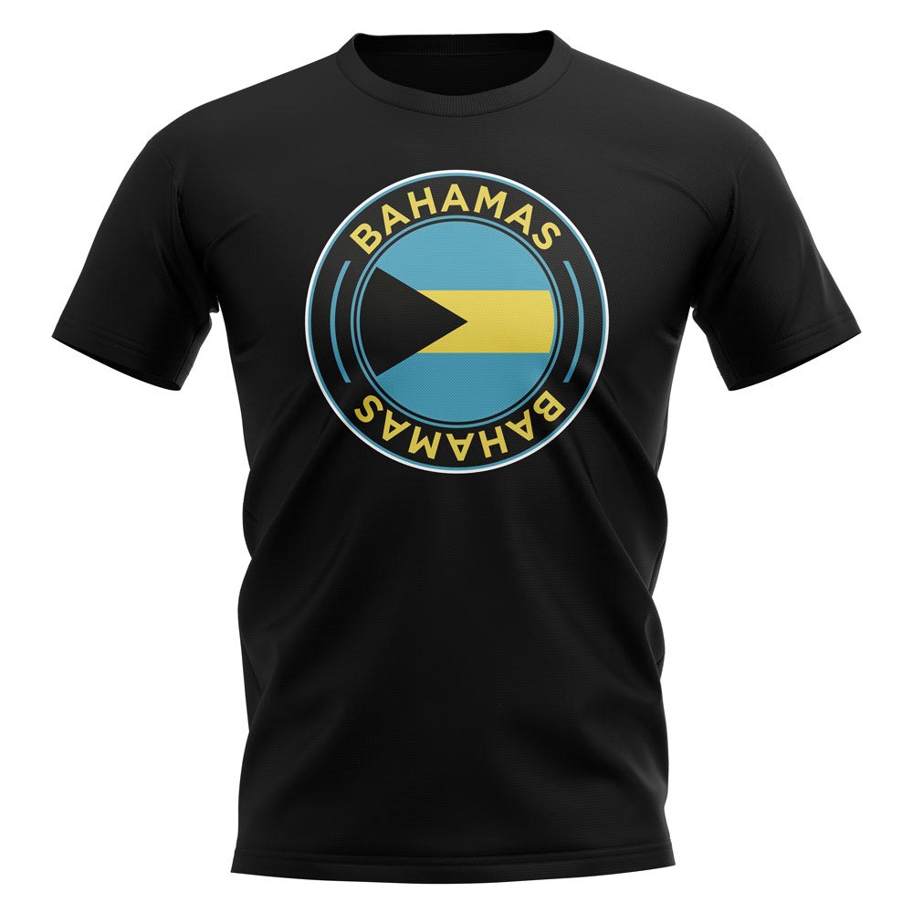 Bahamas Football Badge T-Shirt (Black)