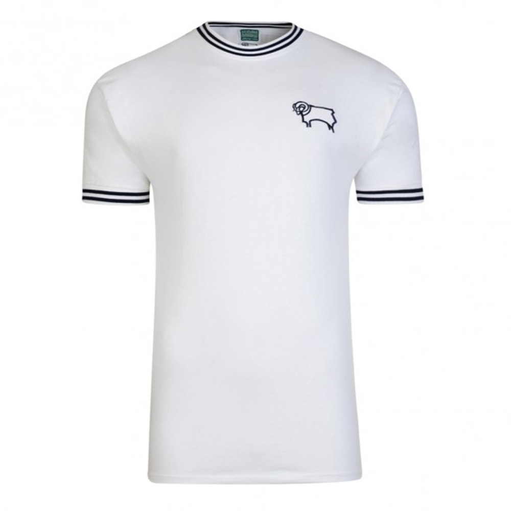 Score Draw Derby County 1972 Retro Football Shirt