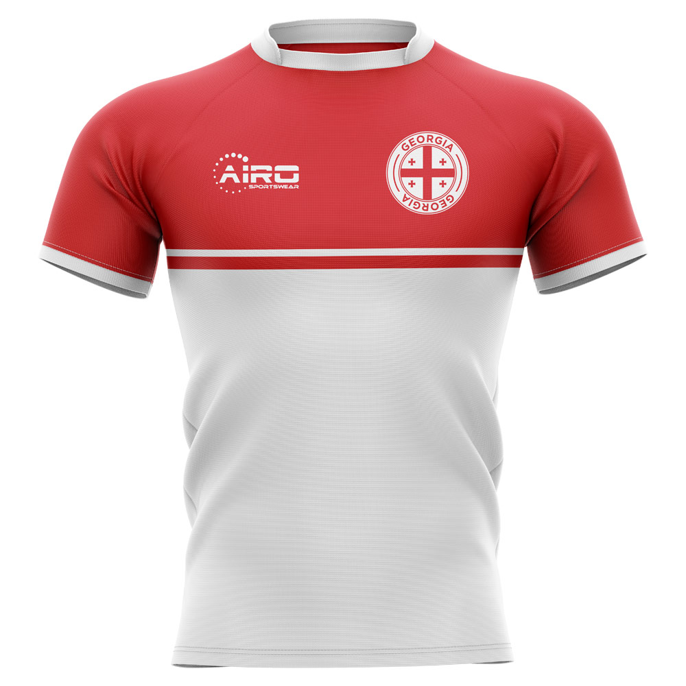 Georgia 2019-2020 Training Concept Rugby Shirt - Kids (Long Sleeve)