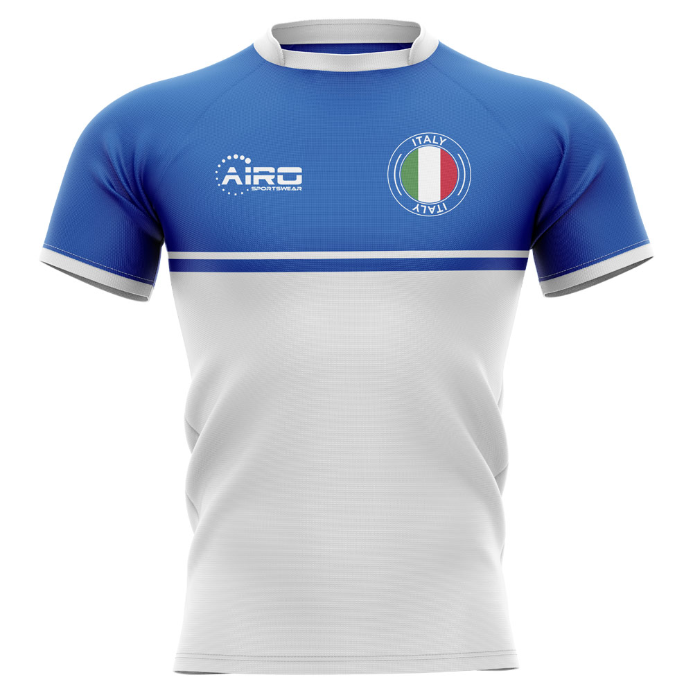 2025-2026 Italy Training Concept Rugby Shirt - Little Boys