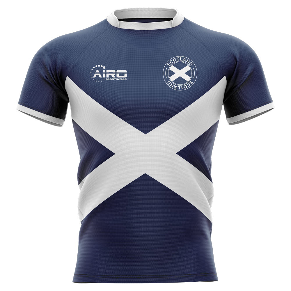 Scotland 2019-2020 Flag Concept Rugby Shirt - Baby