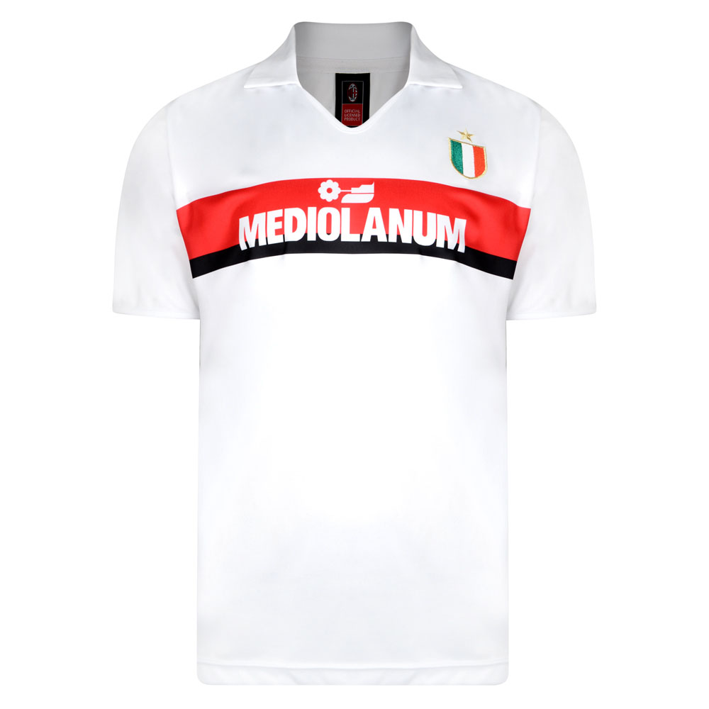 Score Draw Ac Milan 1988 Away Retro Football Shirt