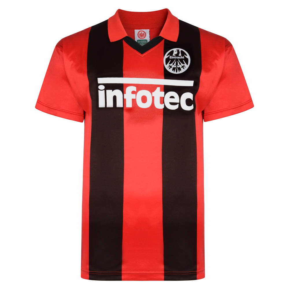 Score Draw Eintracht Frankfurt 1982 Retro Football Shirt