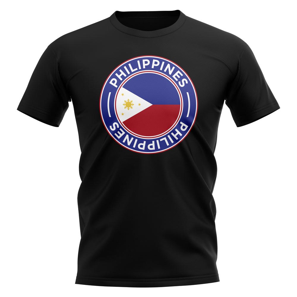 Philippnes Football Badge T-Shirt (Black)