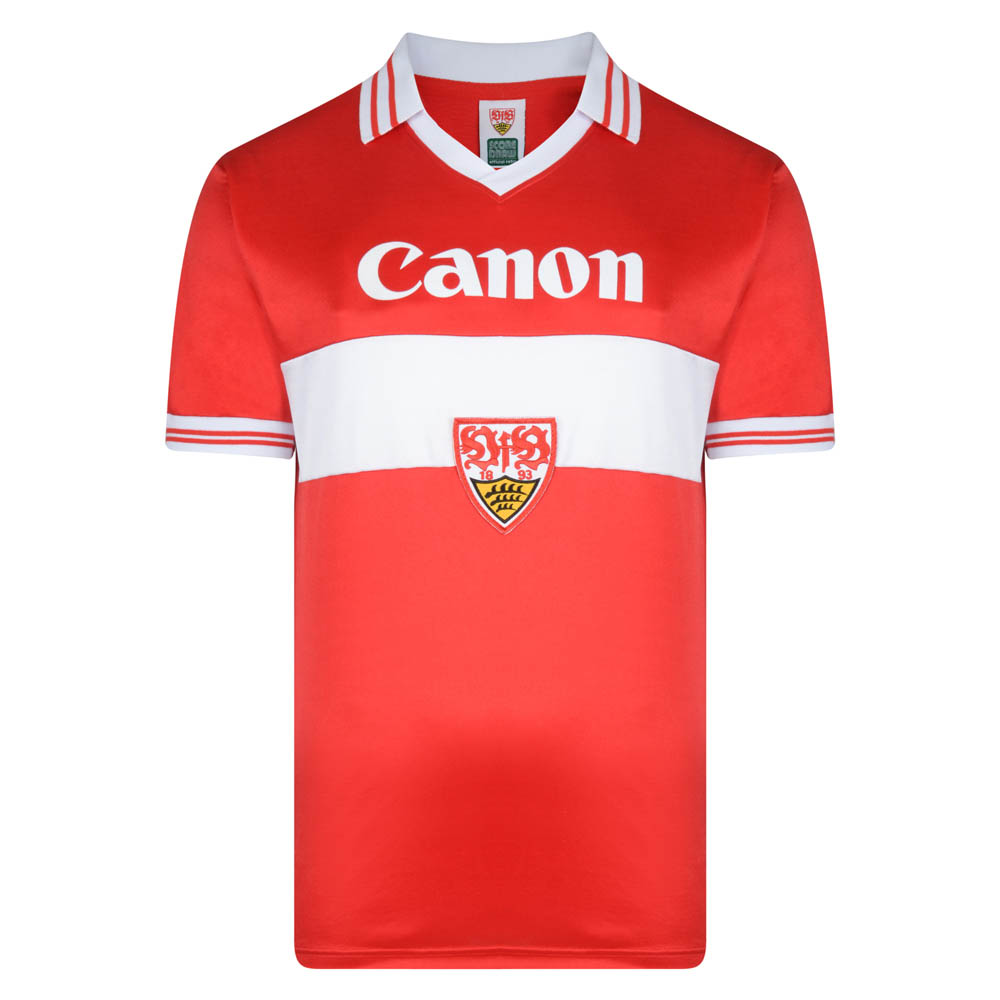 Score Draw Vfb Stuttgart 1980 Auswart Retro Football Shirt