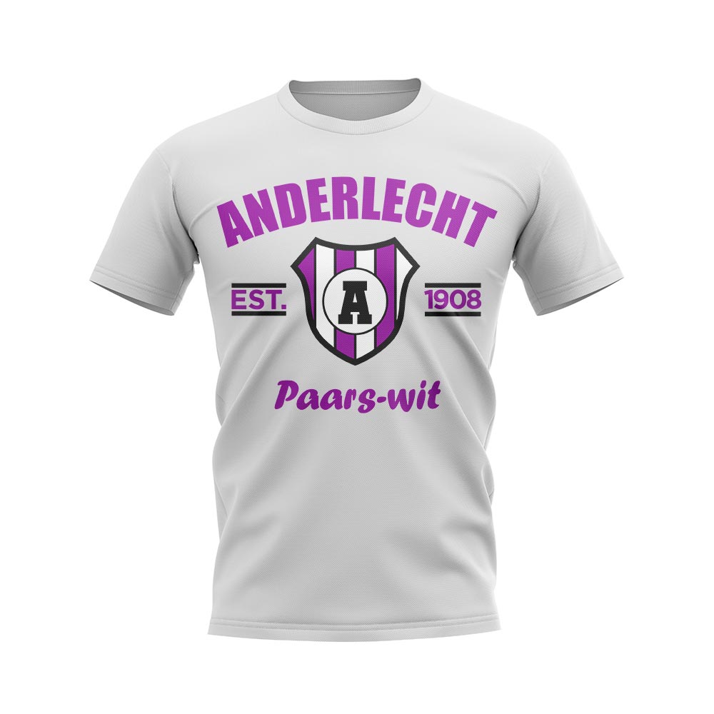 Anderlecht Established Football T-Shirt (White)