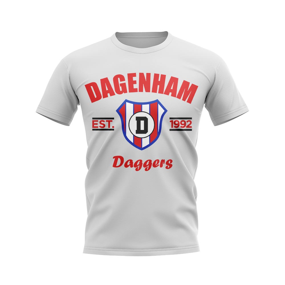 Dagenham Established Football T-Shirt (White)